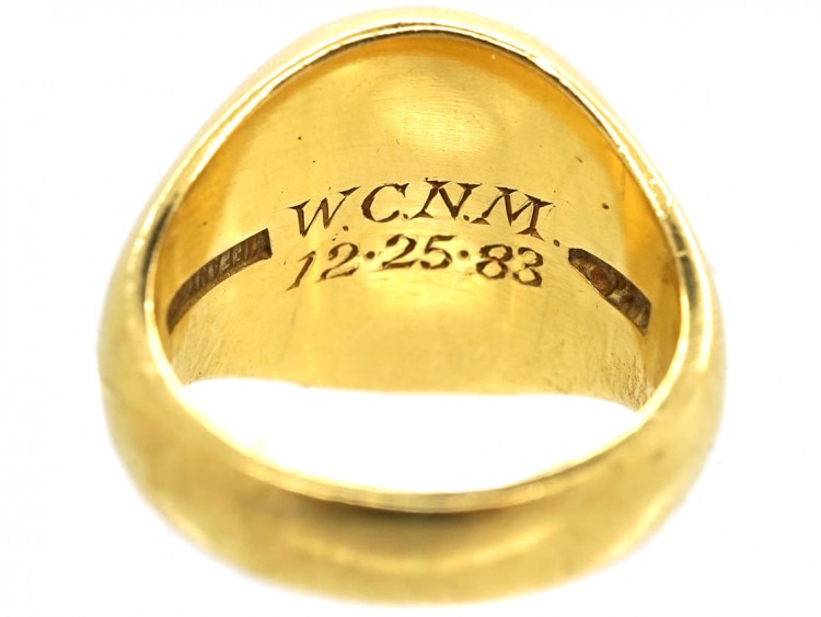 18ct Gold Signet Ring by Tiffany