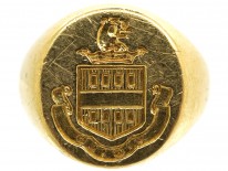 18ct Gold Signet Ring by Tiffany