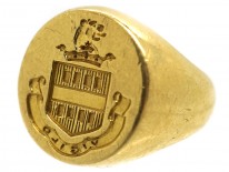 18ct Gold Signet Ring by Tiffany