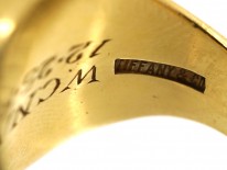 18ct Gold Signet Ring by Tiffany