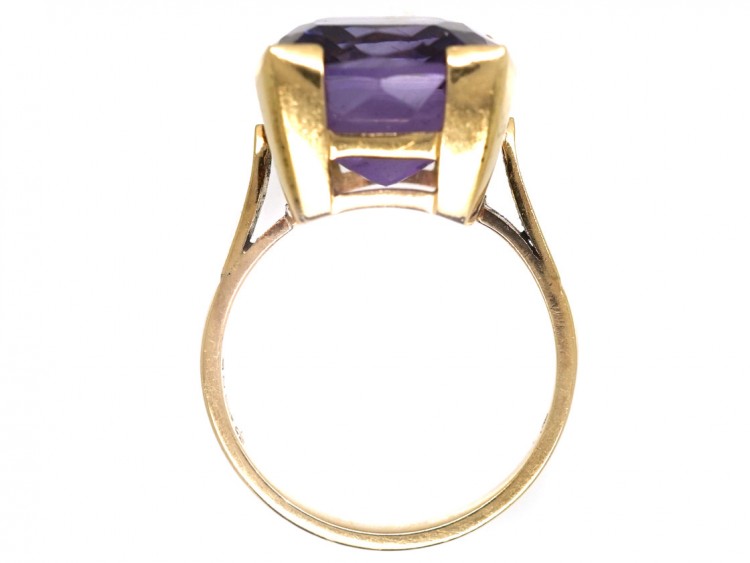 9ct Gold & Amethyst Ring