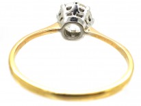 18ct Gold & Platinum Diamond Solitaire Ring