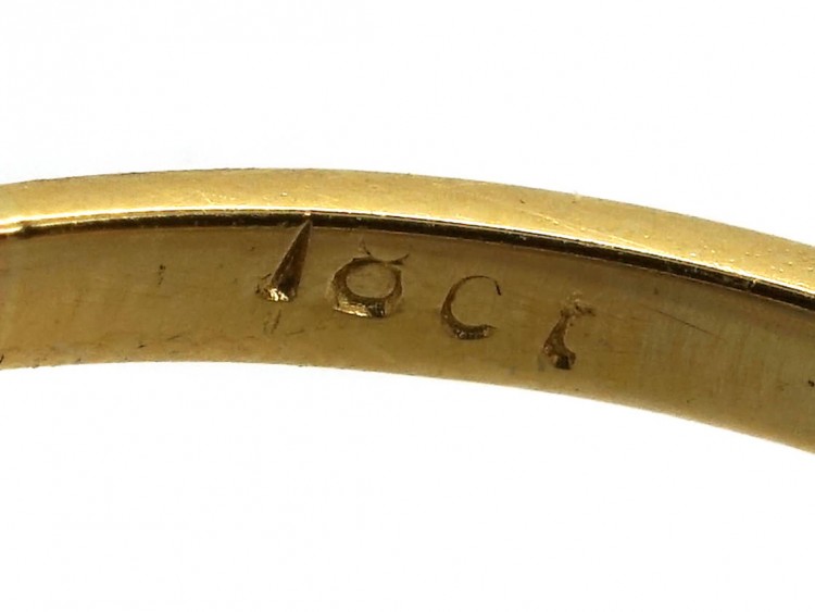 18ct Gold & Platinum Diamond Solitaire Ring