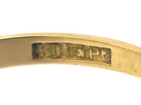 Edwardian 18ct Gold, Platinum & Five Stone Diamond Ring