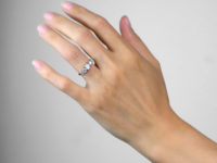 18ct Gold & Platinum, Diamond Five Stone Ring