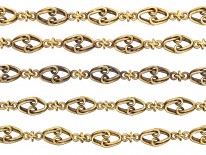 Russian 14ct Gold Guard Chain