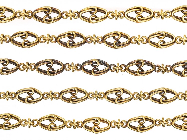Russian 14ct Gold Guard Chain