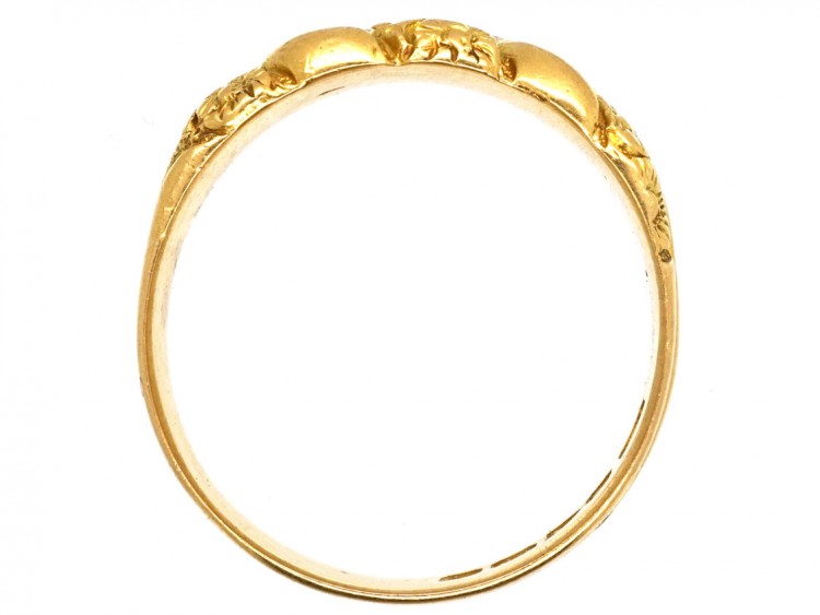 Victorian 18ct Gold Knot Design Ring
