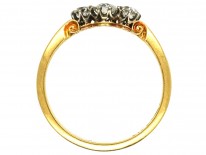Edwardian 18ct Gold Three Stone Diamond Ring