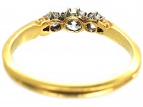 Edwardian 18ct Gold Three Stone Diamond Ring