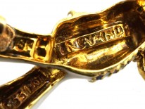 18ct Gold & Enamel Bell Boy Brooch
