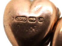Edwardian 9ct Gold Ring With Heart Locket