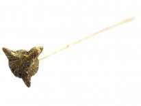Edwardian 15ct Gold Fox Head Tie Pin