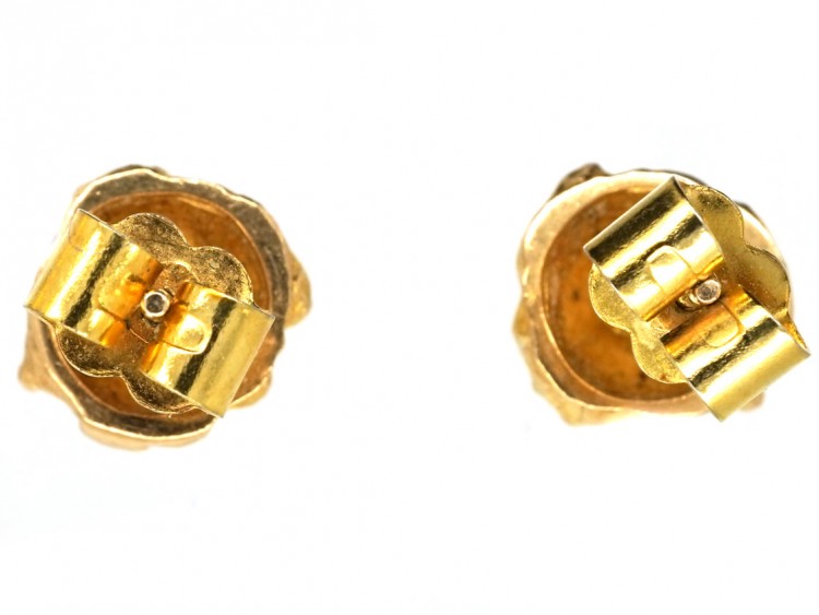 14ct Gold Round Earrings by Lapponia