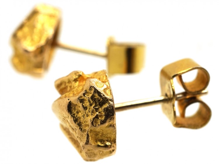 14ct Gold Round Earrings by Lapponia