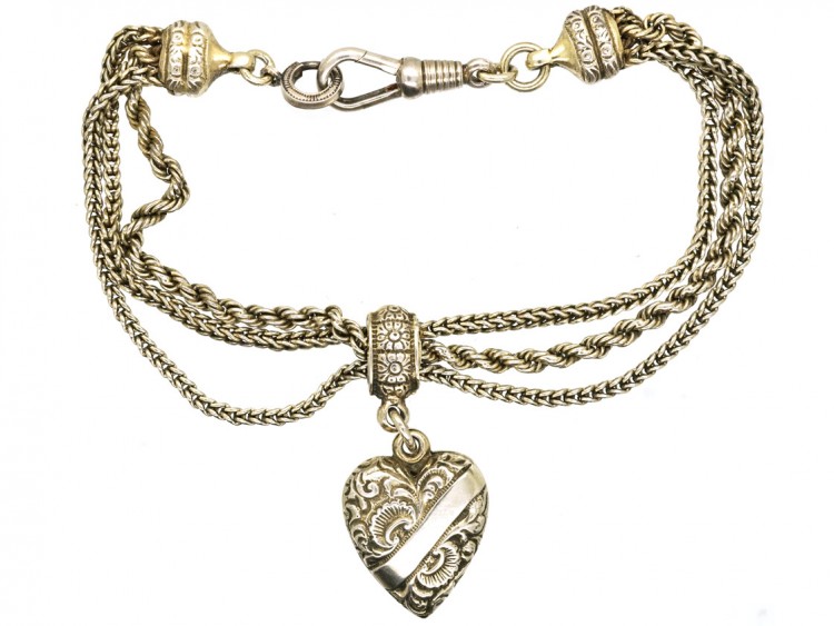 Victorian Silver Albertina Bracelet