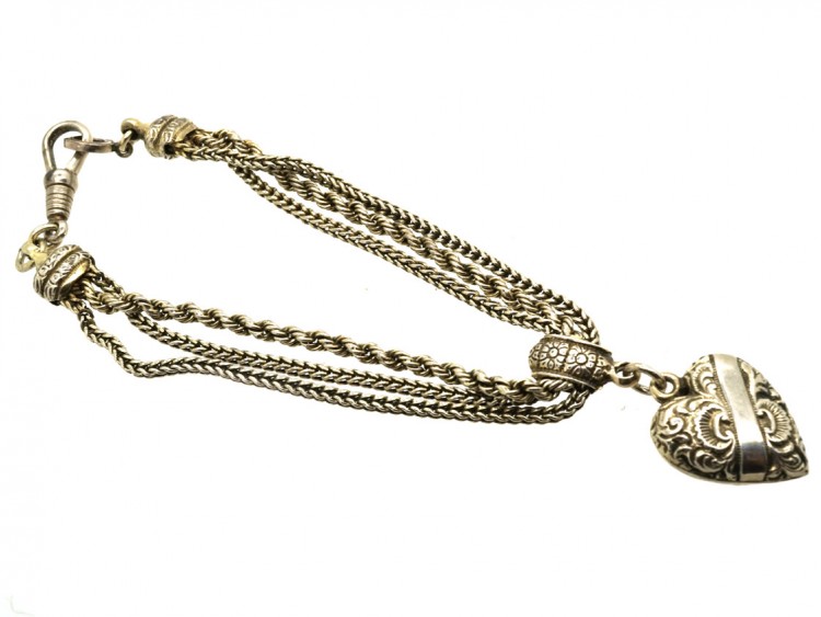 Victorian Silver Albertina Bracelet