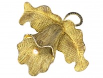 Theodor Fahrner Silver & Marcasite Orchid Brooch