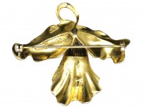 Theodor Fahrner Silver & Marcasite Orchid Brooch