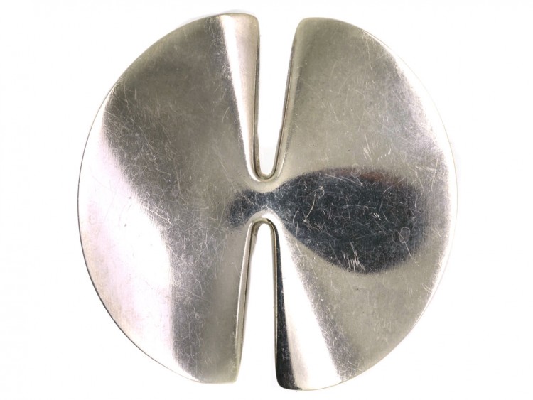 Silver Brooch By Georg Jensen