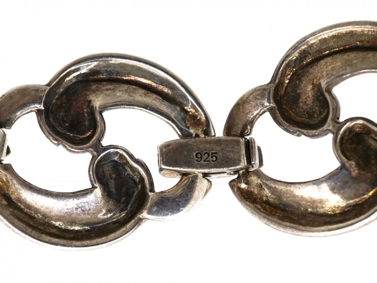 Art Deco Silver & Marcasite Bracelet