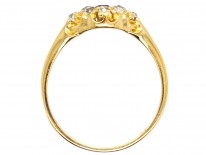 Victorian 18ct Gold, Ruby & Diamond Cluster Ring