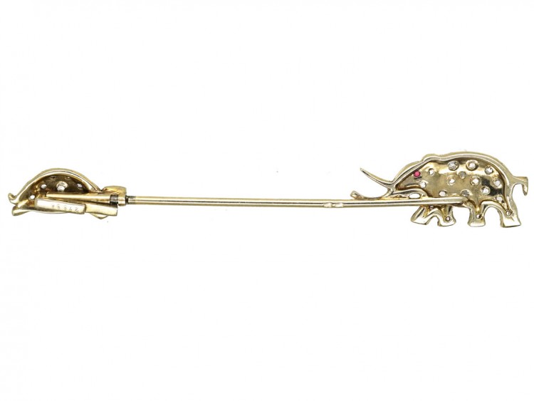 Elephant & Tortoise Sûreté Pin