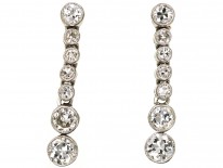 Edwardian Diamond Drop Earrings