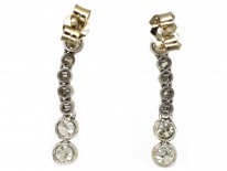 Edwardian Diamond Drop Earrings