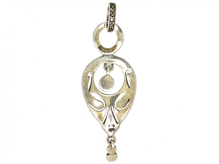 Marcasite & Silver Pendant