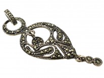 Marcasite & Silver Pendant