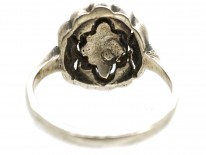 Silver & Marcasite Cluster Ring