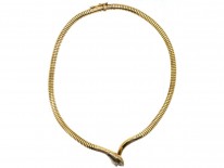 9ct Gold Snake Necklace