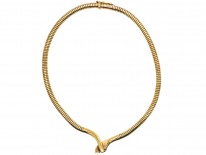 9ct Gold Snake Necklace