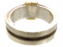Tiffany Silver & Gold Coil Ring