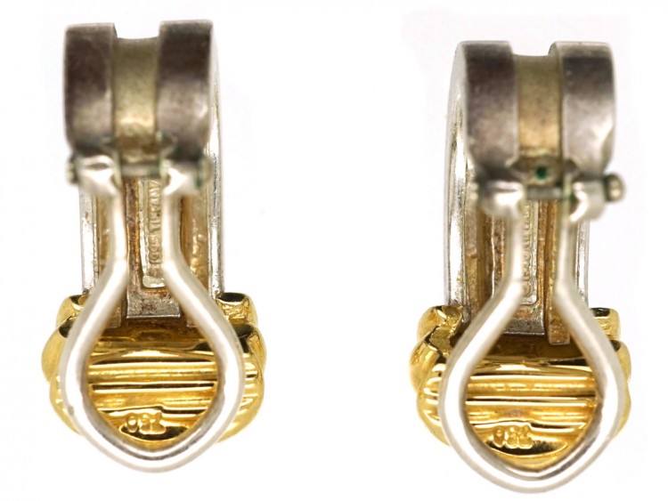 Tiffany Silver & Gold Earrings
