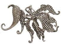 Silver & Marcasite Fantasy Brooch