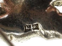 Silver & Marcasite Fantasy Brooch