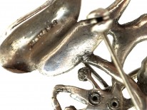 Silver & Marcasite Fantasy Brooch