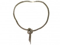 1950s Silver & Marcasite Necklace