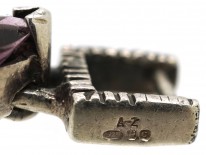 Multi Stone Silver & Marcasite Bracelet