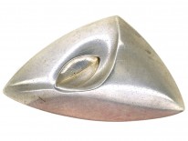 Silver Modernist Brooch