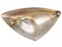 Silver Modernist Brooch
