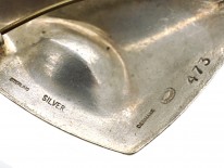 Silver Modernist Brooch