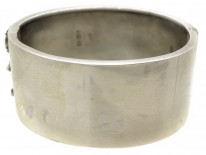 Victorian Etruscan Work Silver Bangle