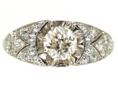 Art Deco Platinum & Diamond Ring