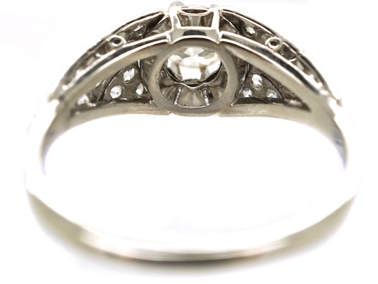 Art Deco Platinum & Diamond Ring