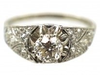 Art Deco Platinum & Diamond Ring