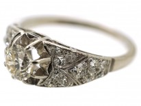 Art Deco Platinum & Diamond Ring