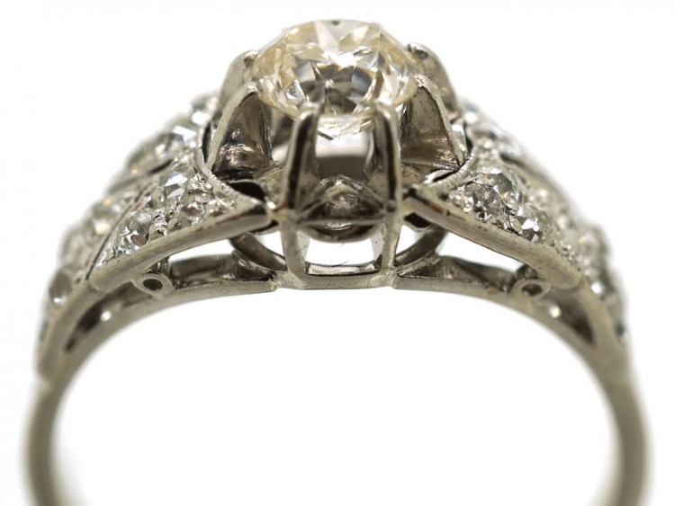 Art Deco Platinum & Diamond Ring